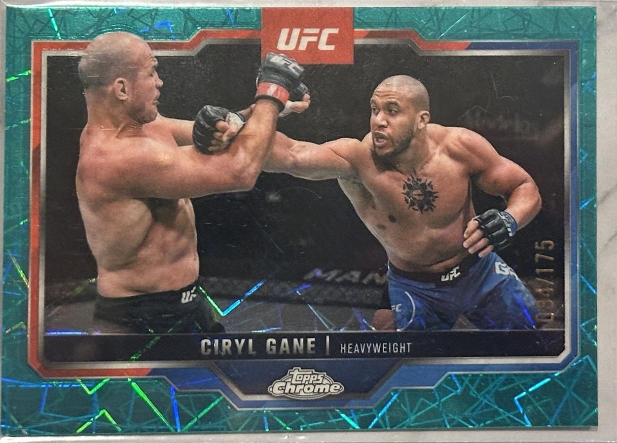Ciryl Gane [Teal Lazer Refractor] #33