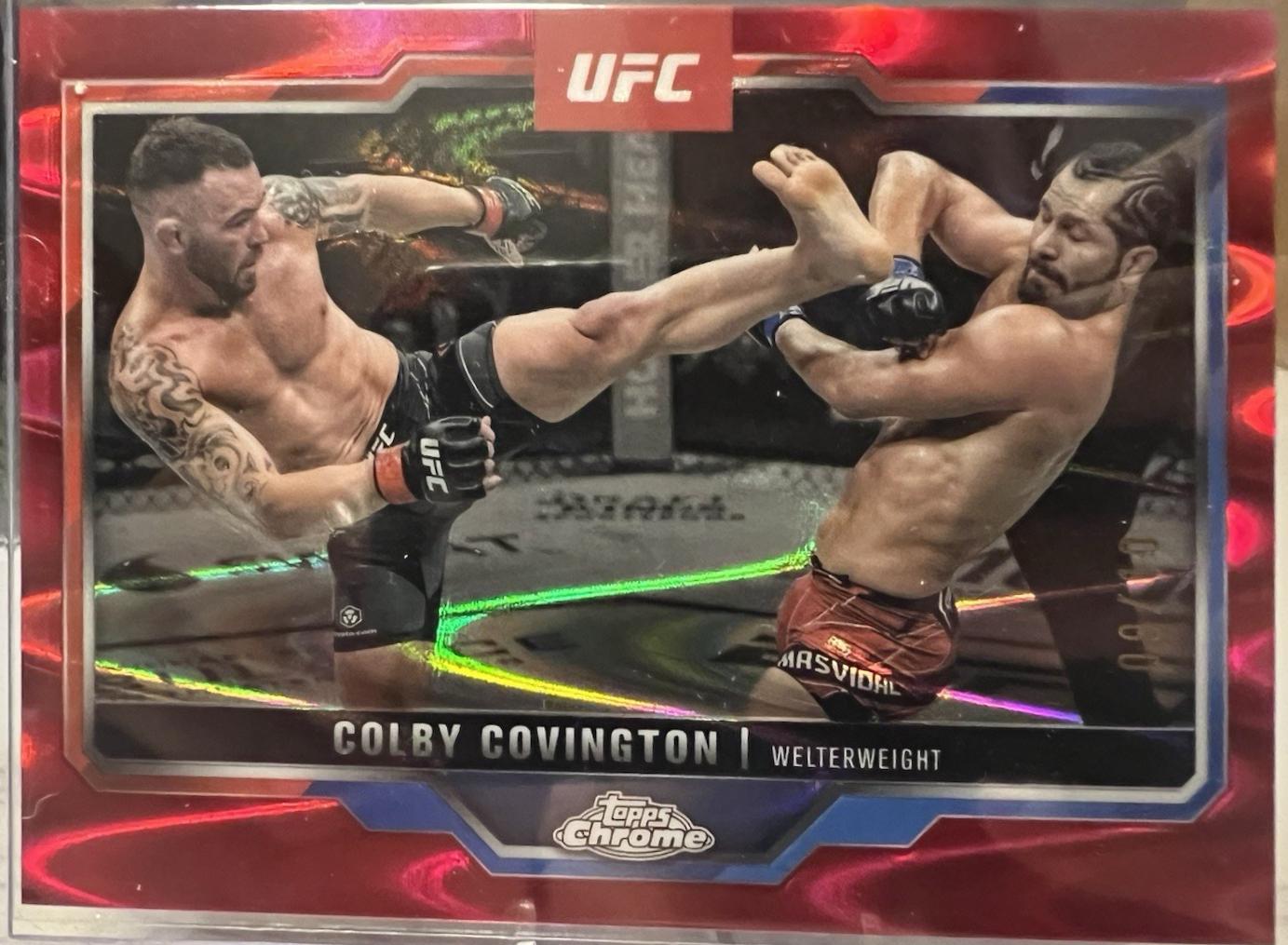 Colby Covington [Black Refractor] #154