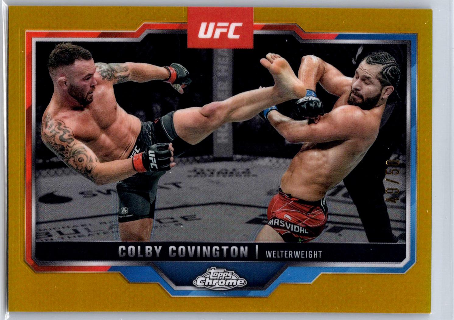 Colby Covington [Gold Refractor] #154