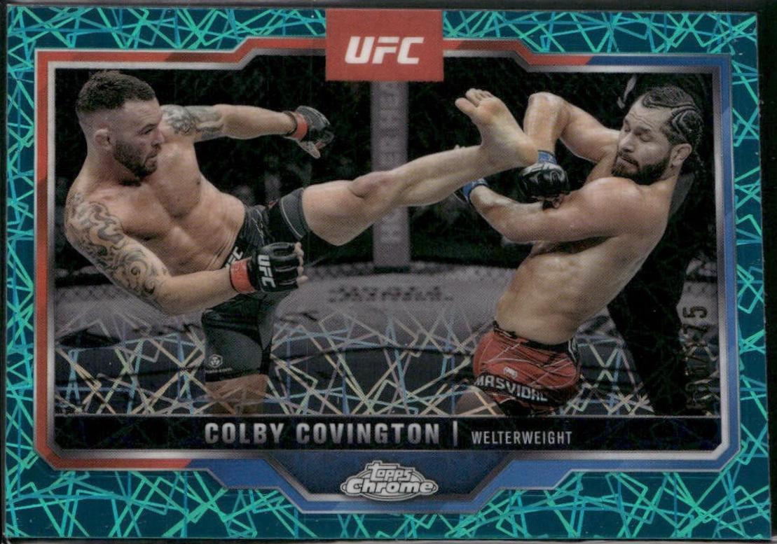 Colby Covington [Teal Lazer Refractor] #154