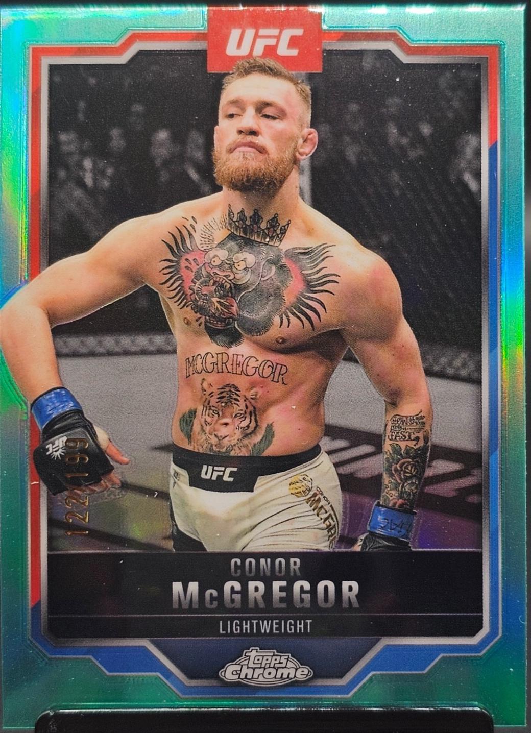 Conor McGregor [Aqua Refractor] #101