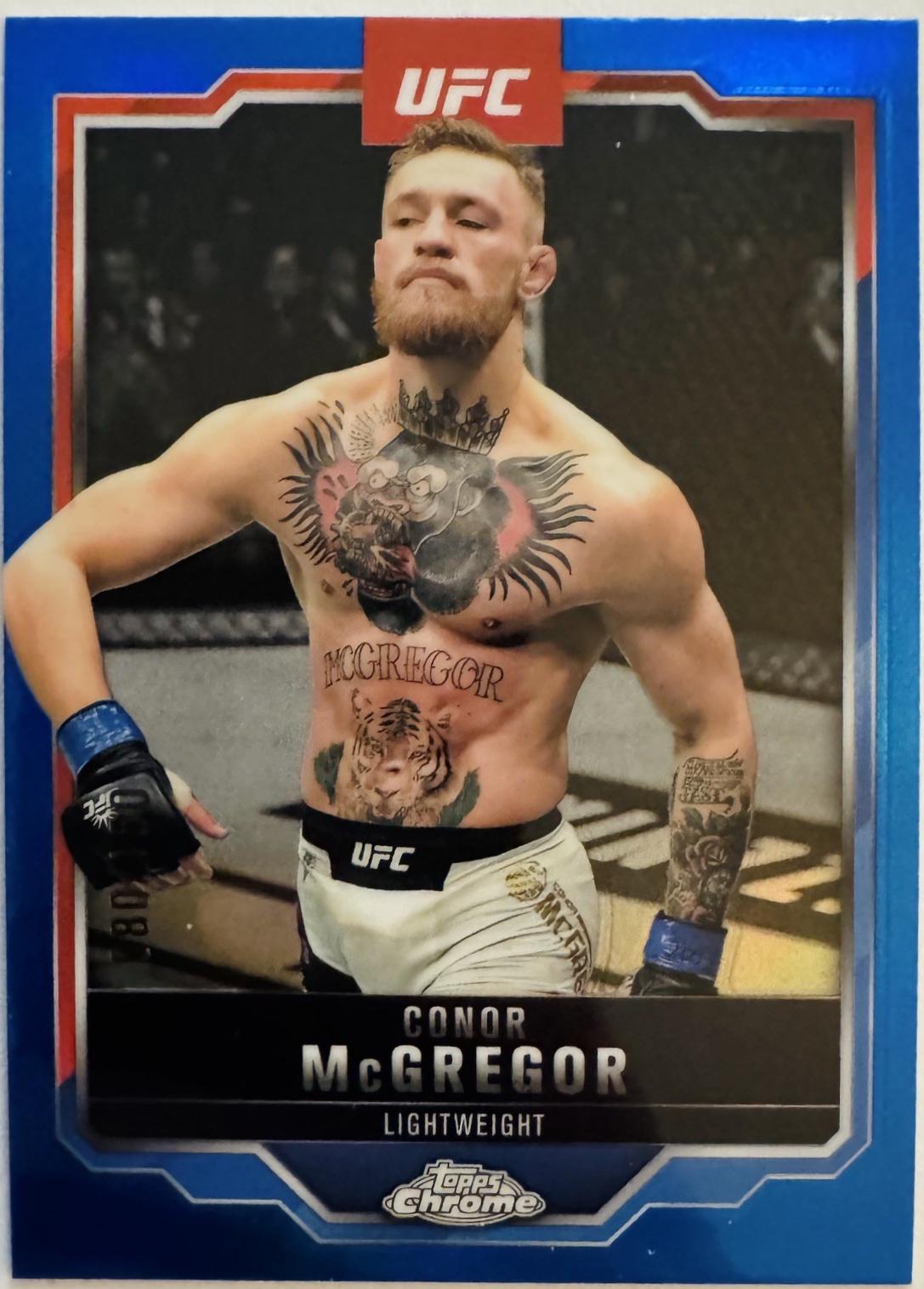 Conor McGregor [Blue Refractor] #101