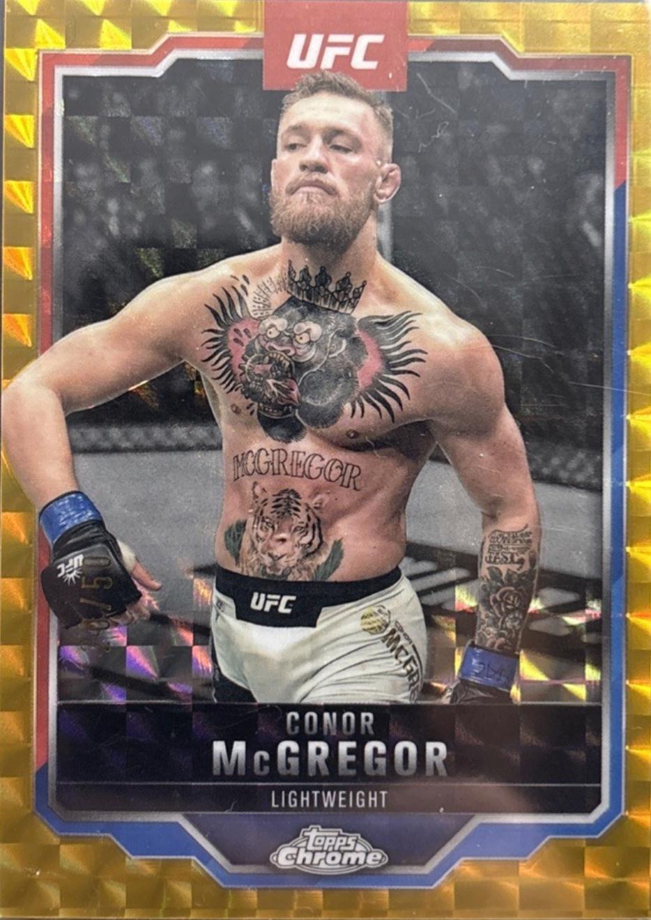 Conor McGregor [Gold Geometric Refractor] #101