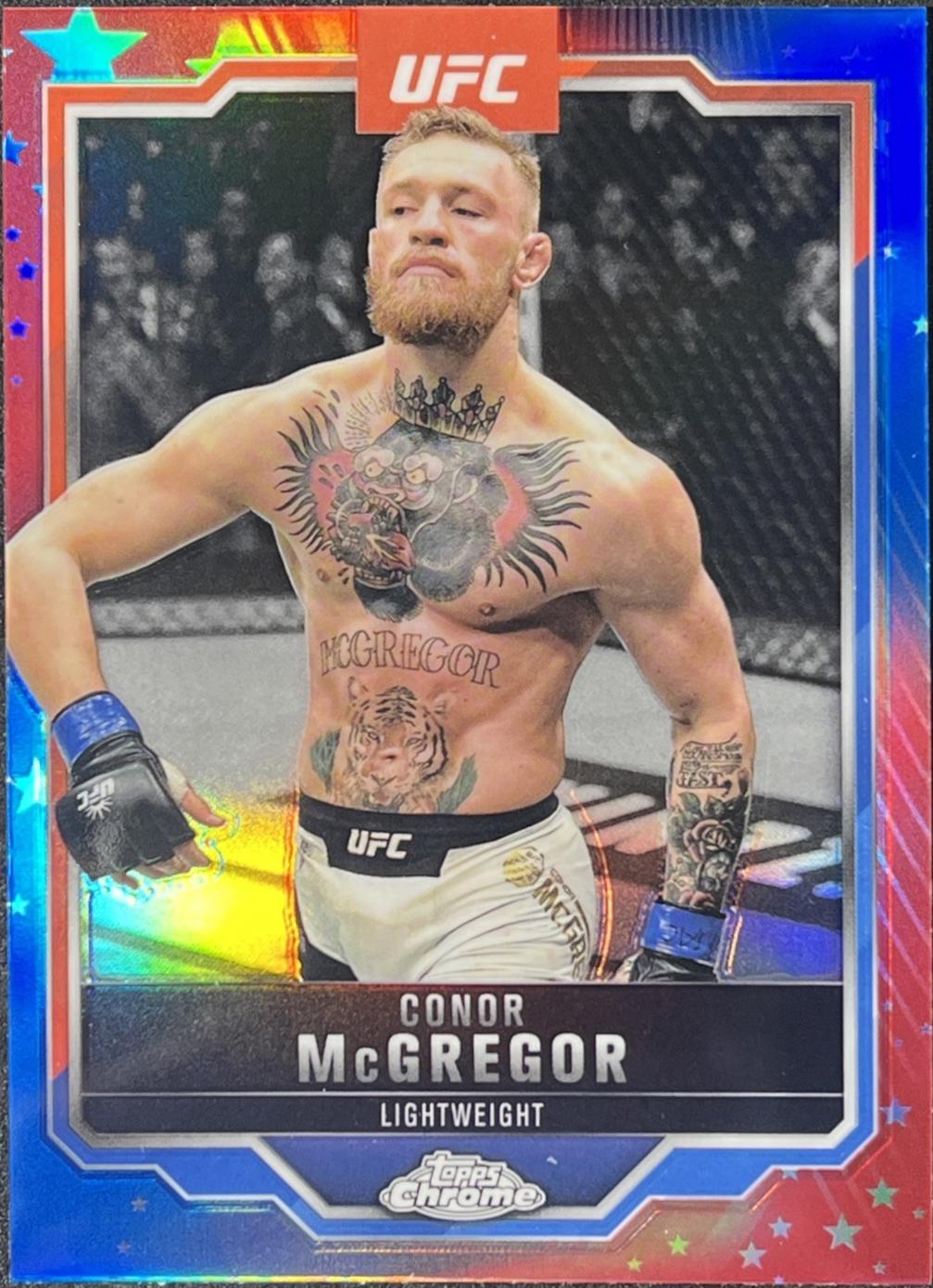 Conor McGregor [Red Blue Refractor] #101
