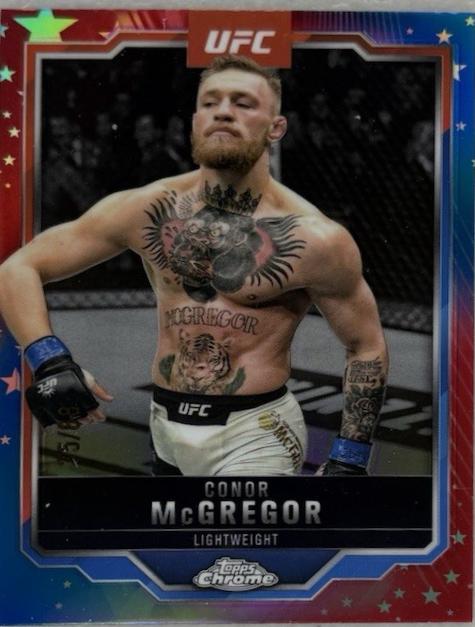 Conor McGregor [Red White Blue Refractor] #101