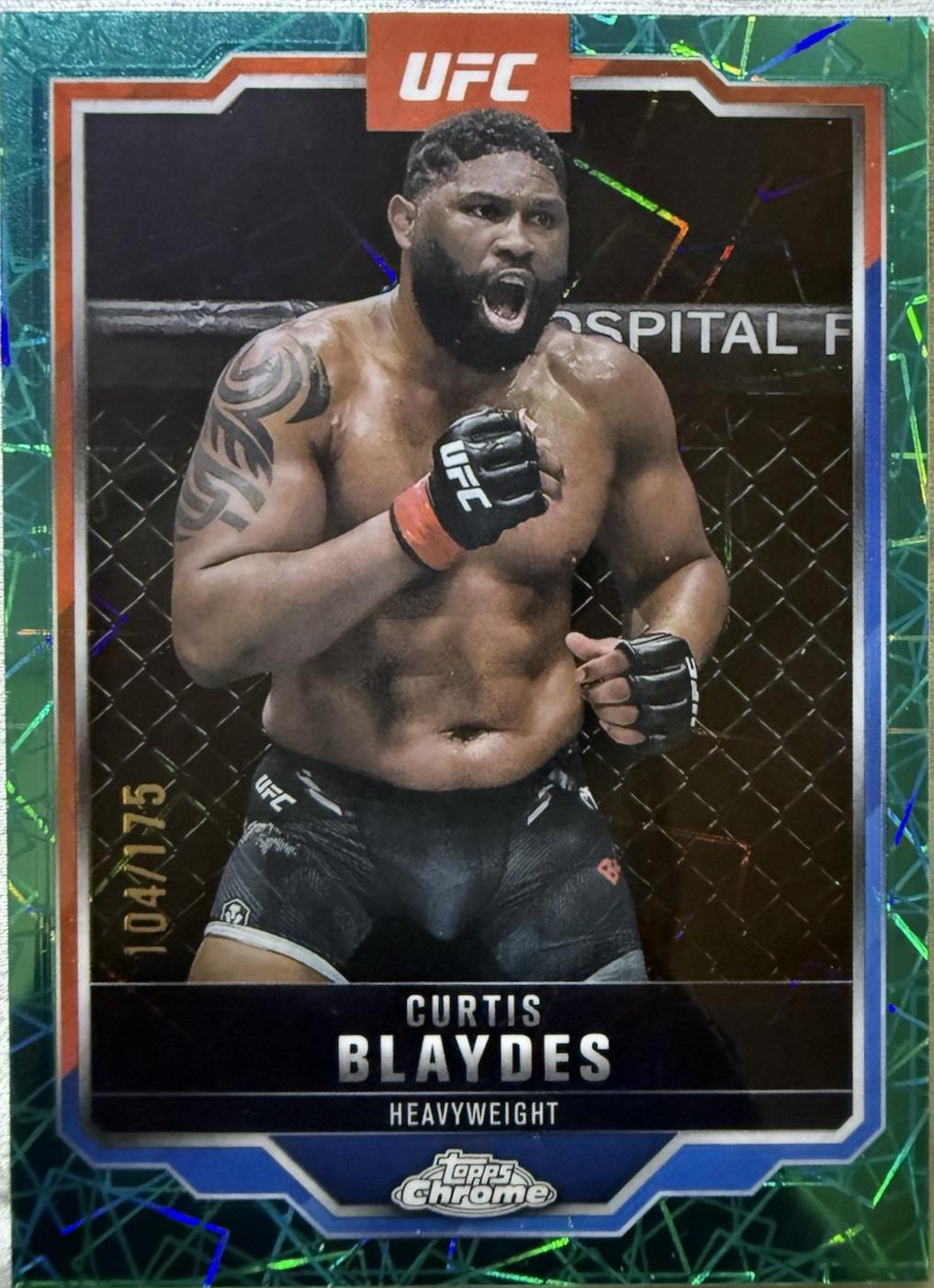 Curtis Blaydes [Teal Lazer Refractor] #31
