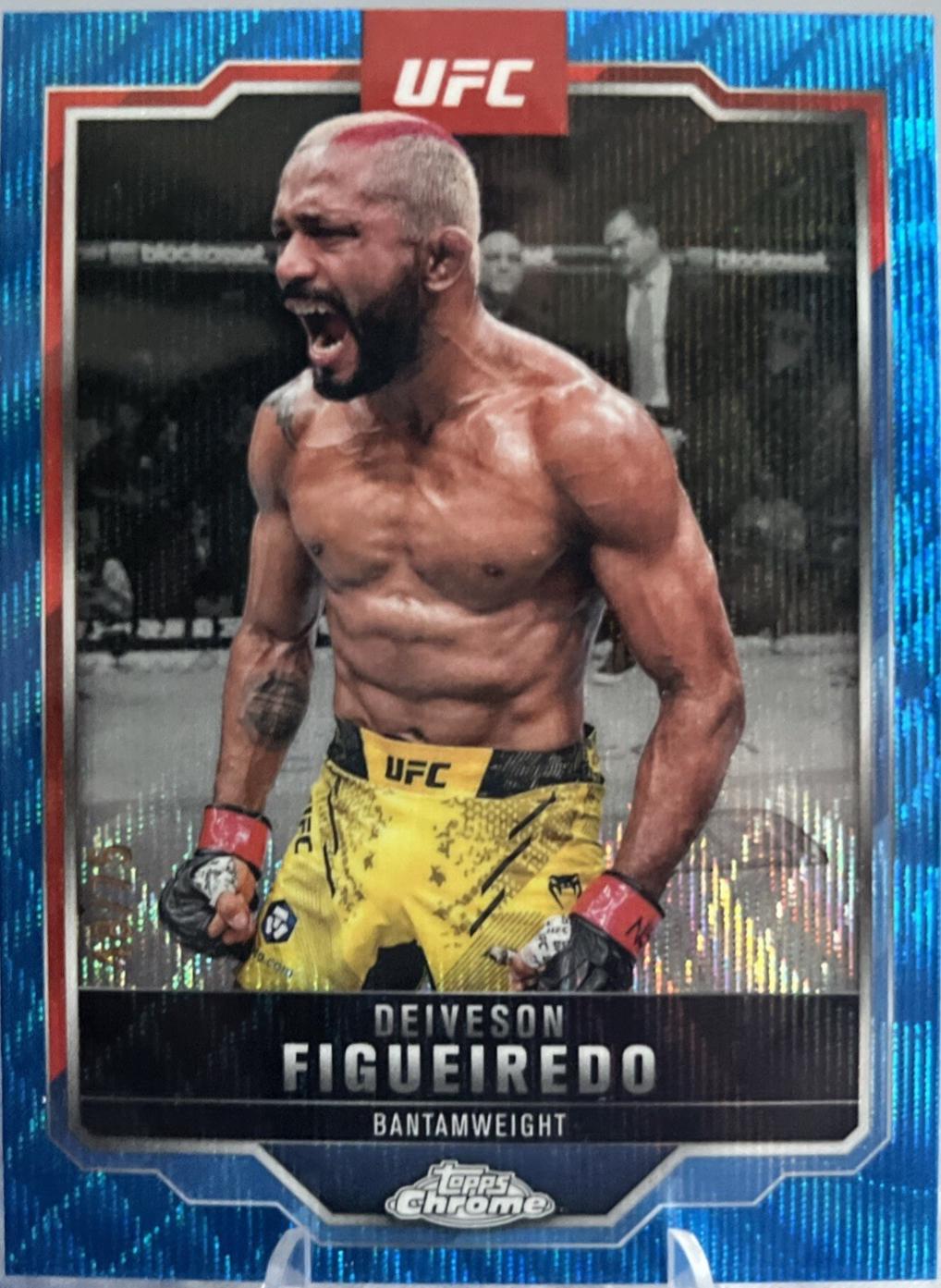 Deiveson Figueiredo [Blue Wave Refractor] #186