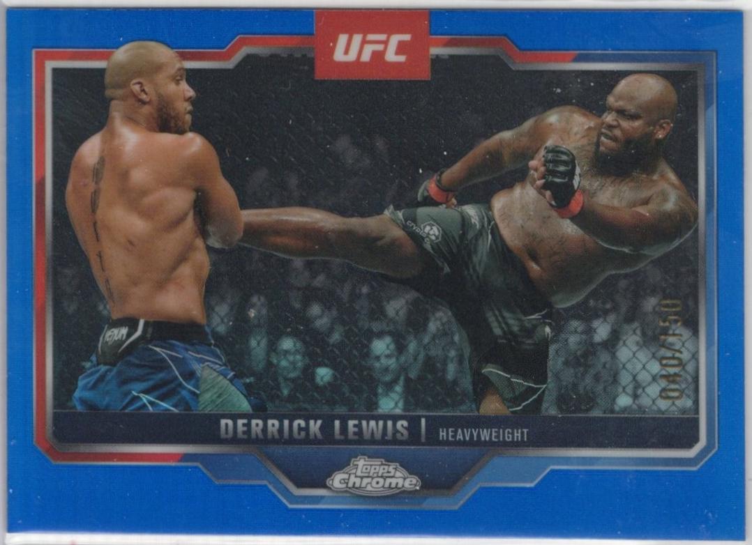 Derrick Lewis [Blue Refractor] #104
