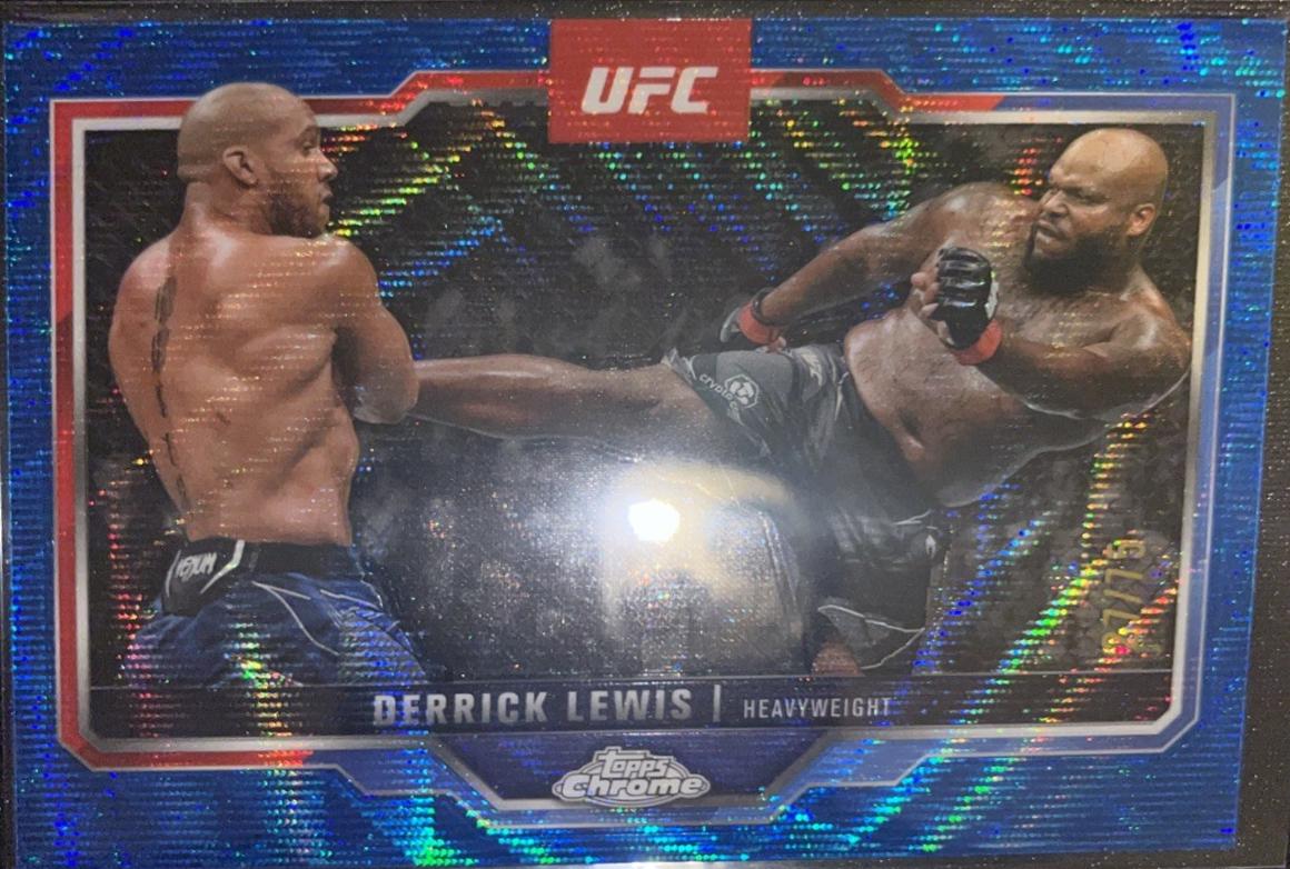 Derrick Lewis [Blue Wave Refractor] #104