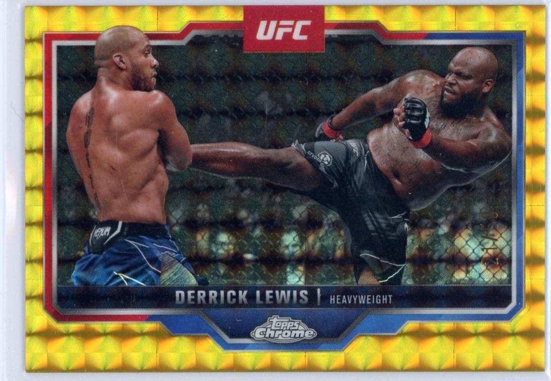 Derrick Lewis [Gold Geometric Refractor] #104