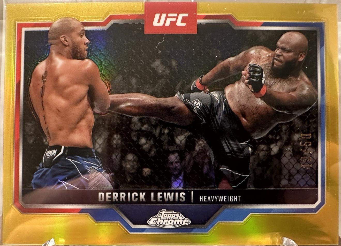 Derrick Lewis [Gold Refractor] #104