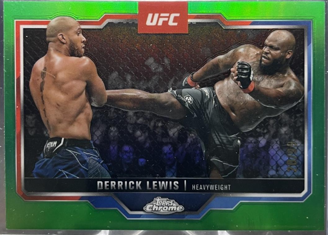 Derrick Lewis [Green Refractor] #104