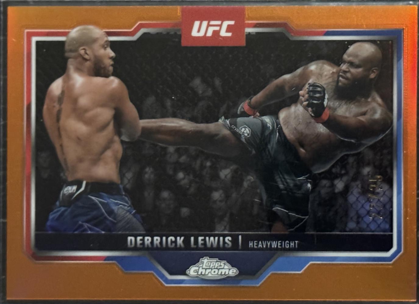 Derrick Lewis [Orange Refractor] #104