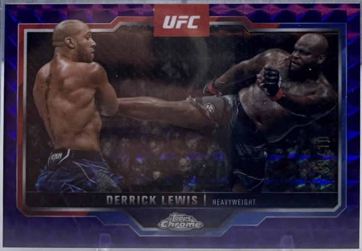 Derrick Lewis [Purple Geometric Refractor] #104