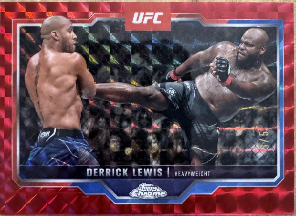 Derrick Lewis [Red Geometric Refractor] #104