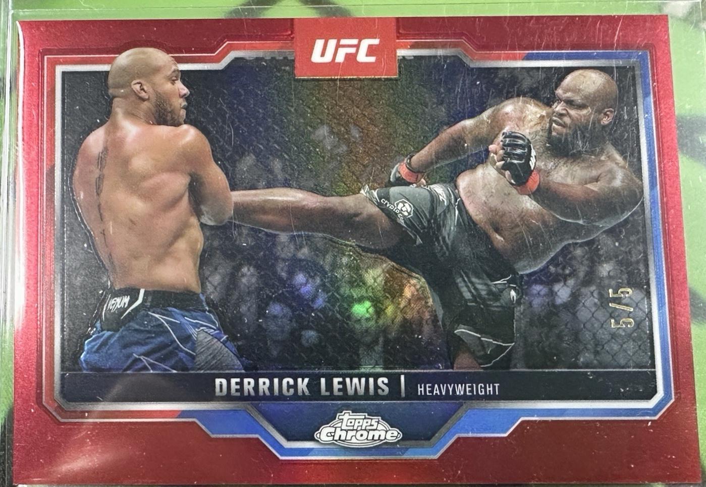 Derrick Lewis [Red Refractor] #104