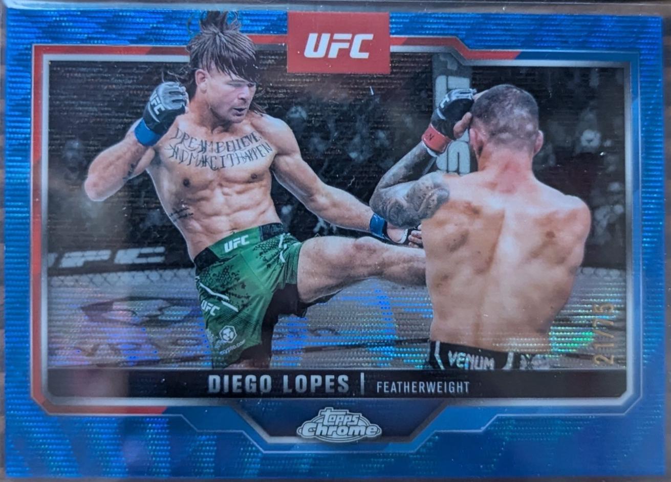 Diego Lopes [Blue Wave Refractor] #140