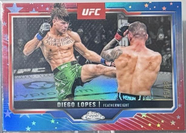 Diego Lopes [Red White Blue Refractor] #140