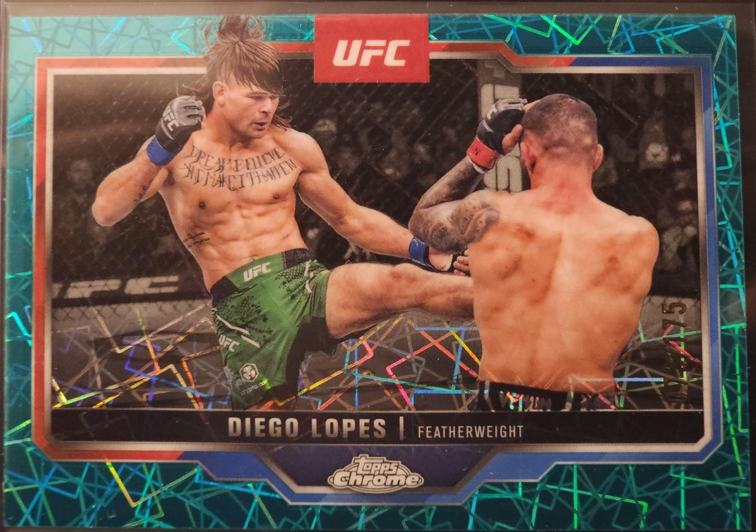 Diego Lopes [Teal Lazer Refractor] #140