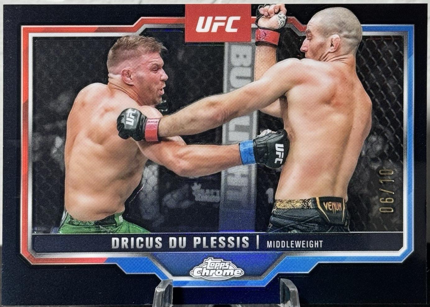 Dricus Du Plessis [Black Refractor] #137