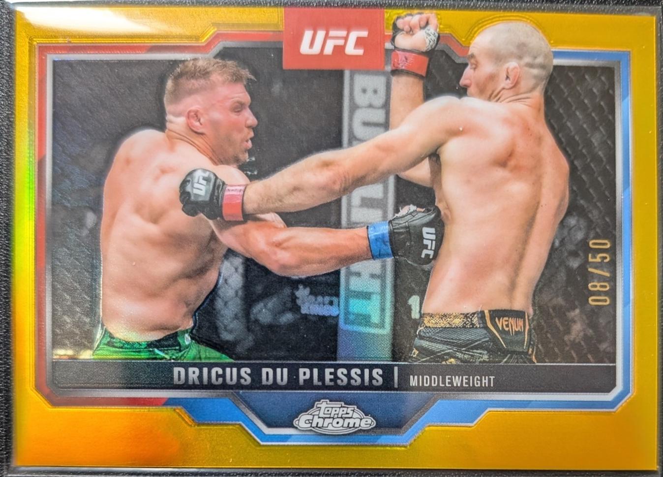 Dricus Du Plessis [Gold Refractor] #137