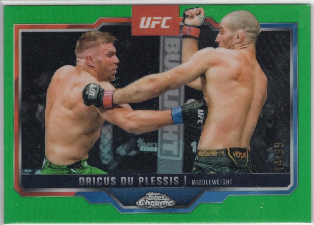 Dricus Du Plessis [Green Refractor] #137