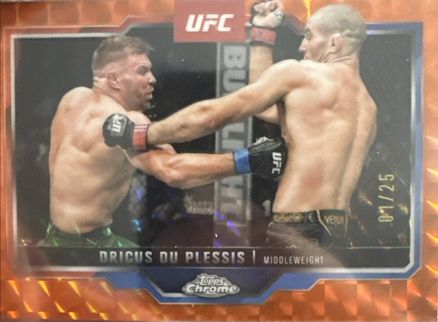 Dricus Du Plessis [Orange Geometric Refractor] #137