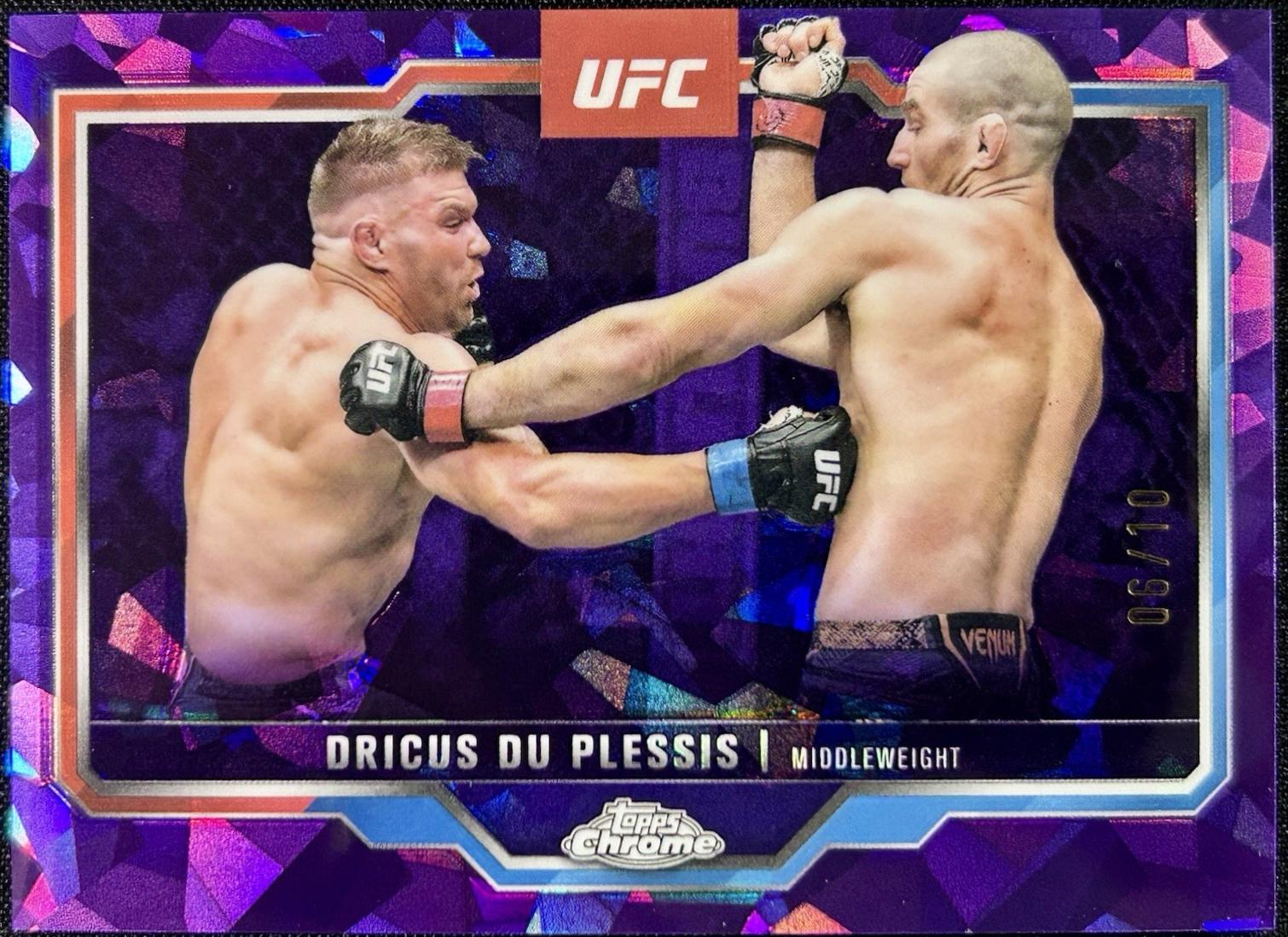 Dricus Du Plessis [Purple Geometric Refractor] #137