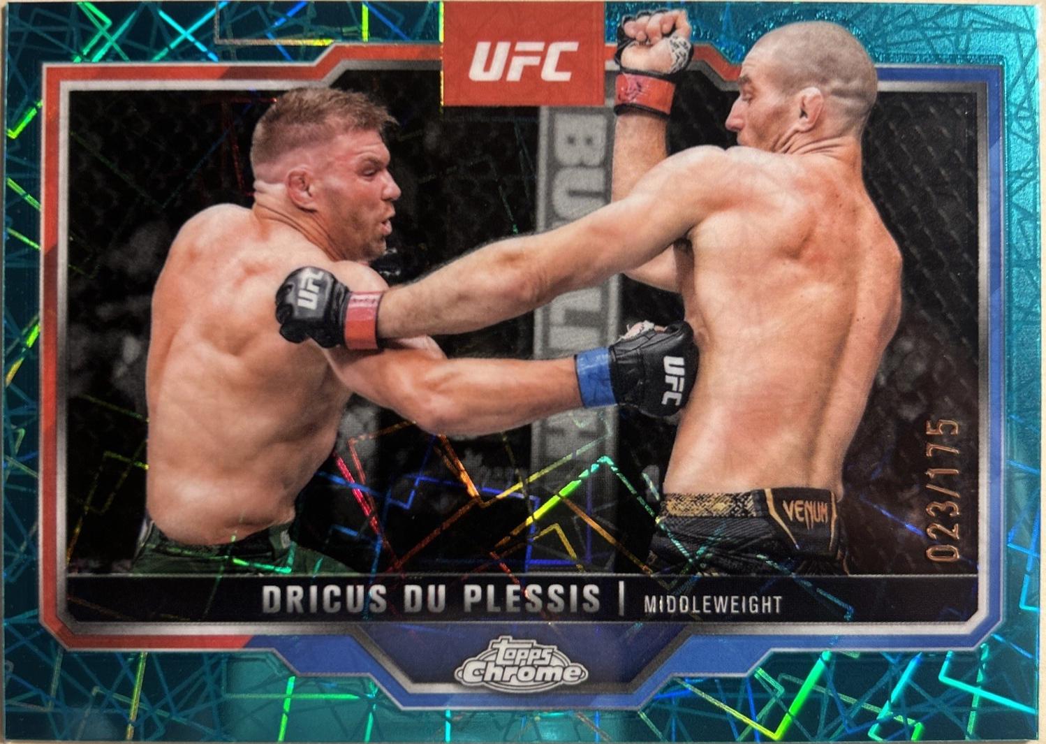 Dricus Du Plessis [Teal Lazer Refractor] #137