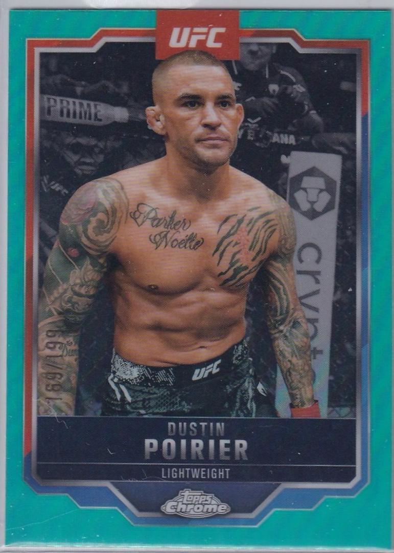 Dustin Poirier [Aqua Refractor] #7