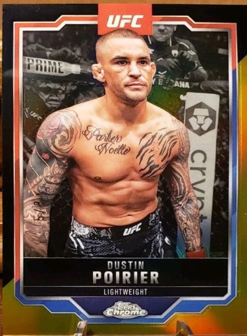Dustin Poirier [Black Gold Refractor] #7