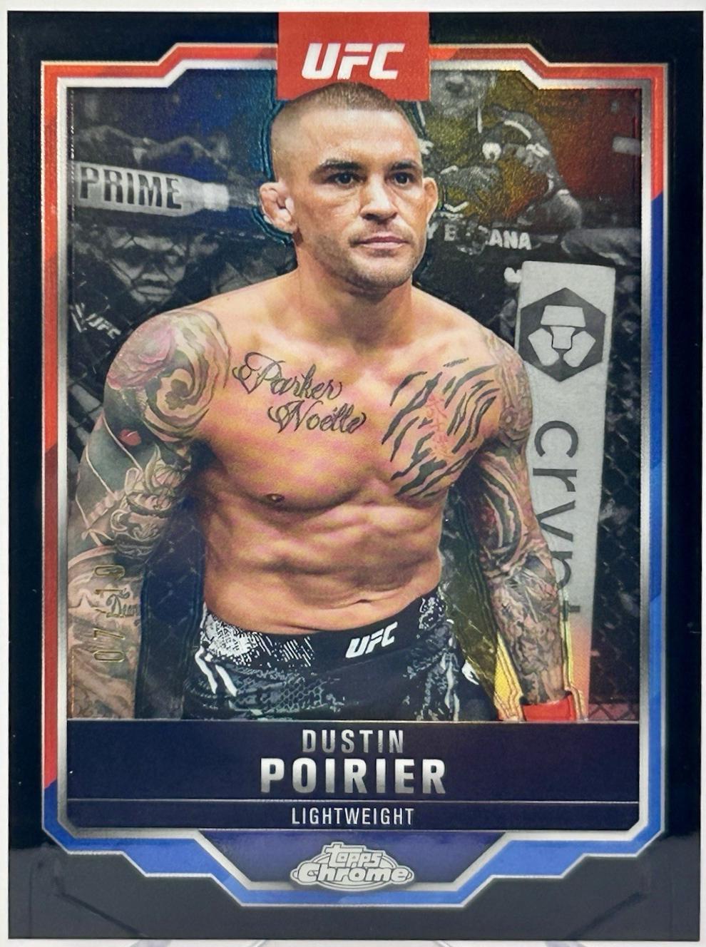 Dustin Poirier [Black Refractor] #7