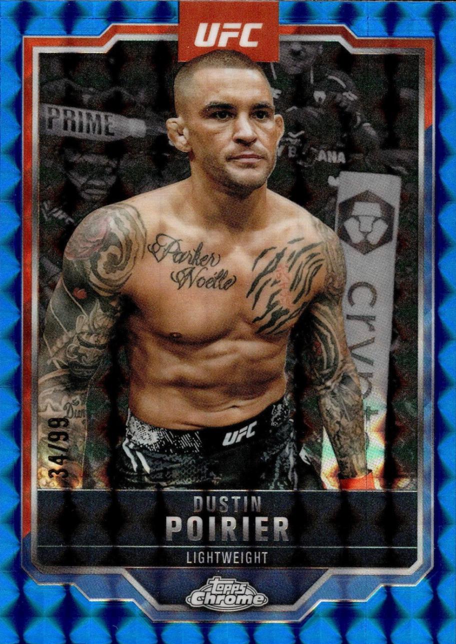 Dustin Poirier [Blue Geometric Refractor] #7