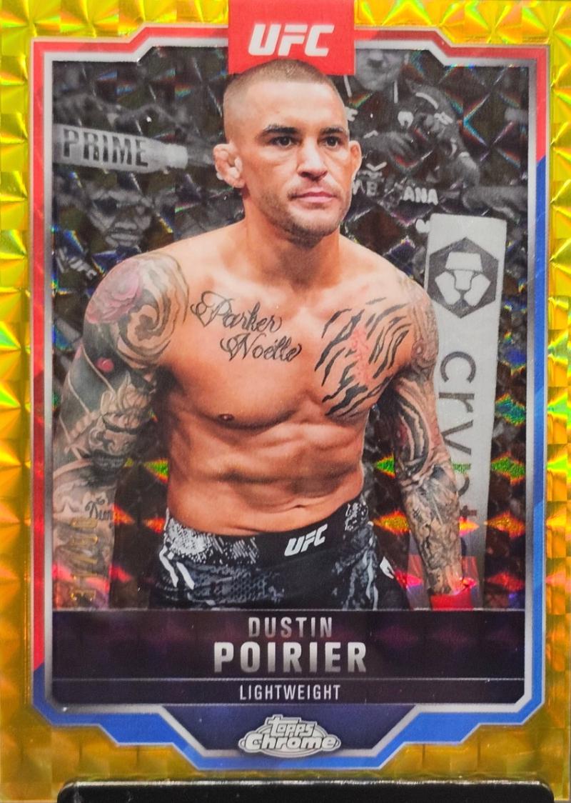 Dustin Poirier [Gold Geometric Refractor] #7