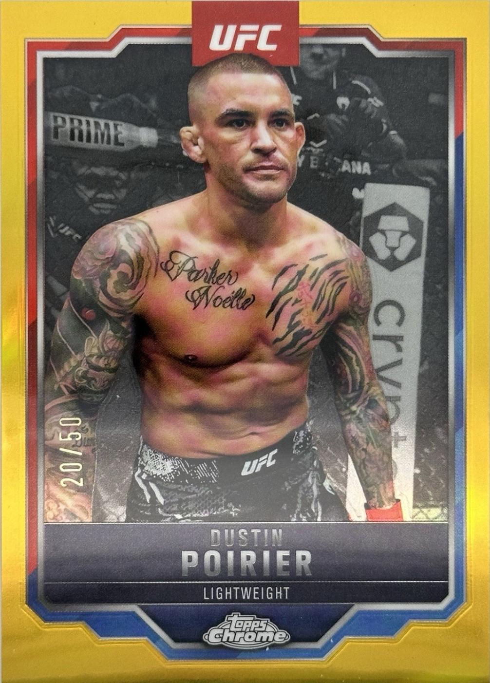 Dustin Poirier [Gold Refractor] #7