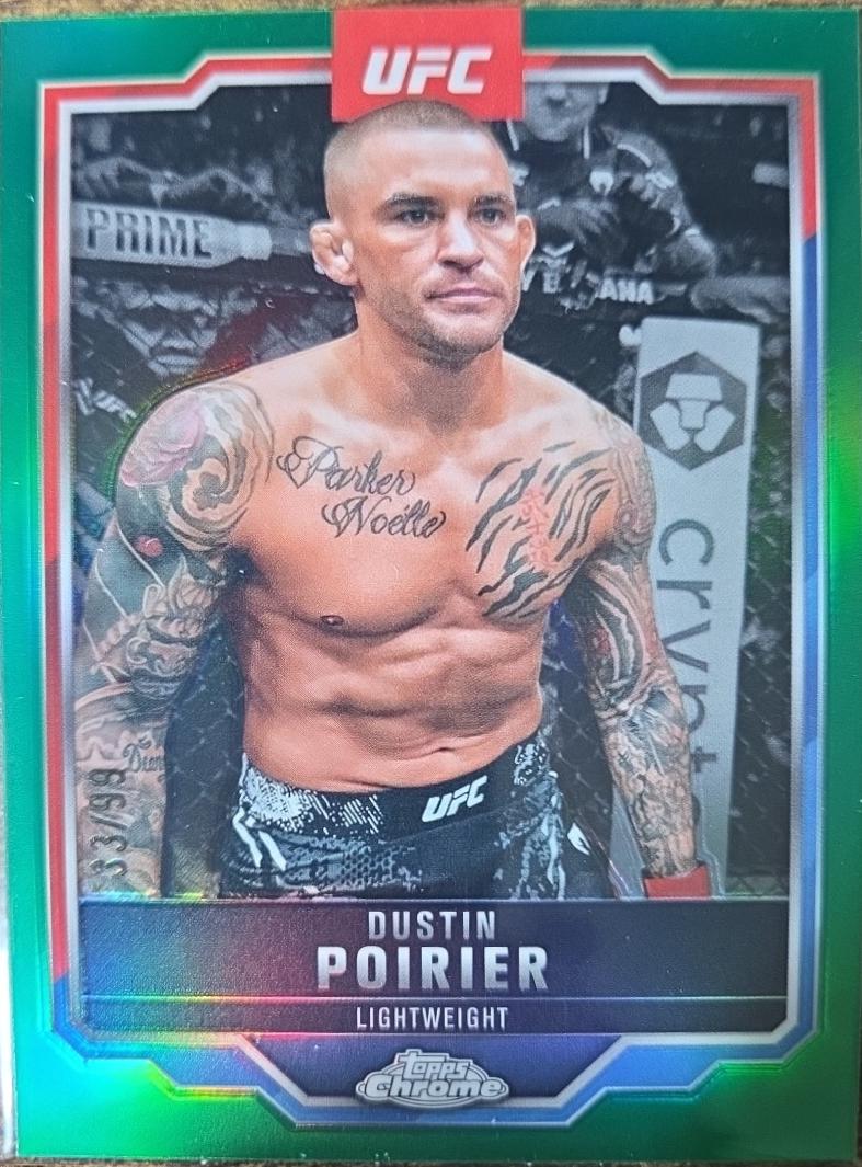 Dustin Poirier [Green Refractor] #7