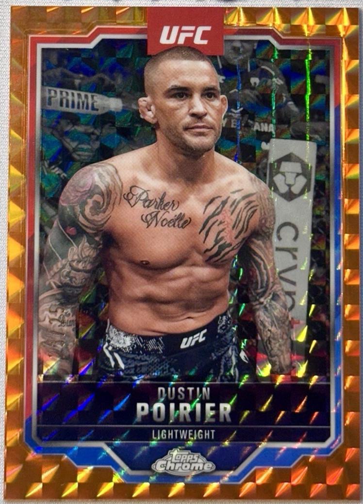 Dustin Poirier [Orange Geometric Refractor] #7