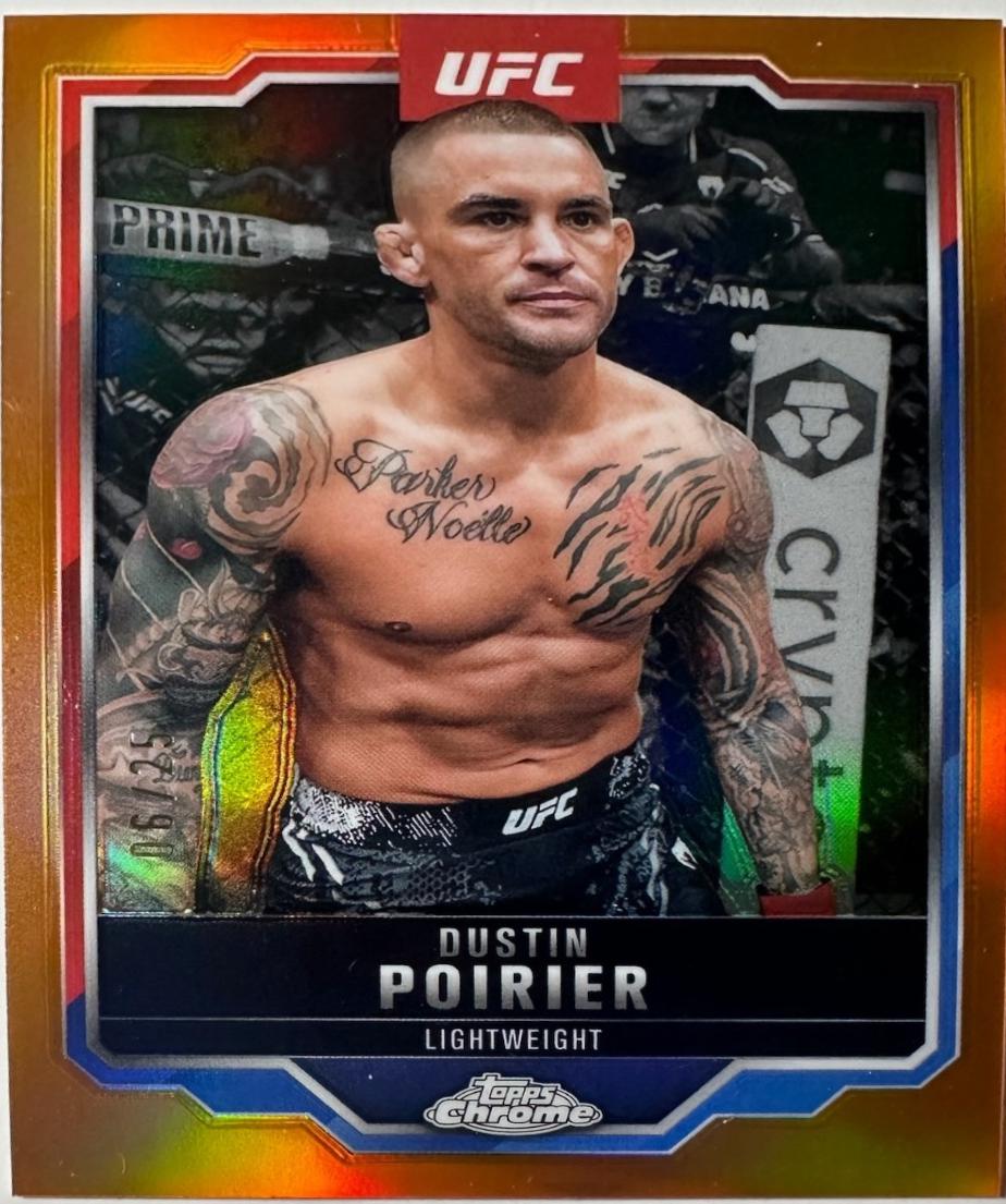 Dustin Poirier [Orange Refractor] #7