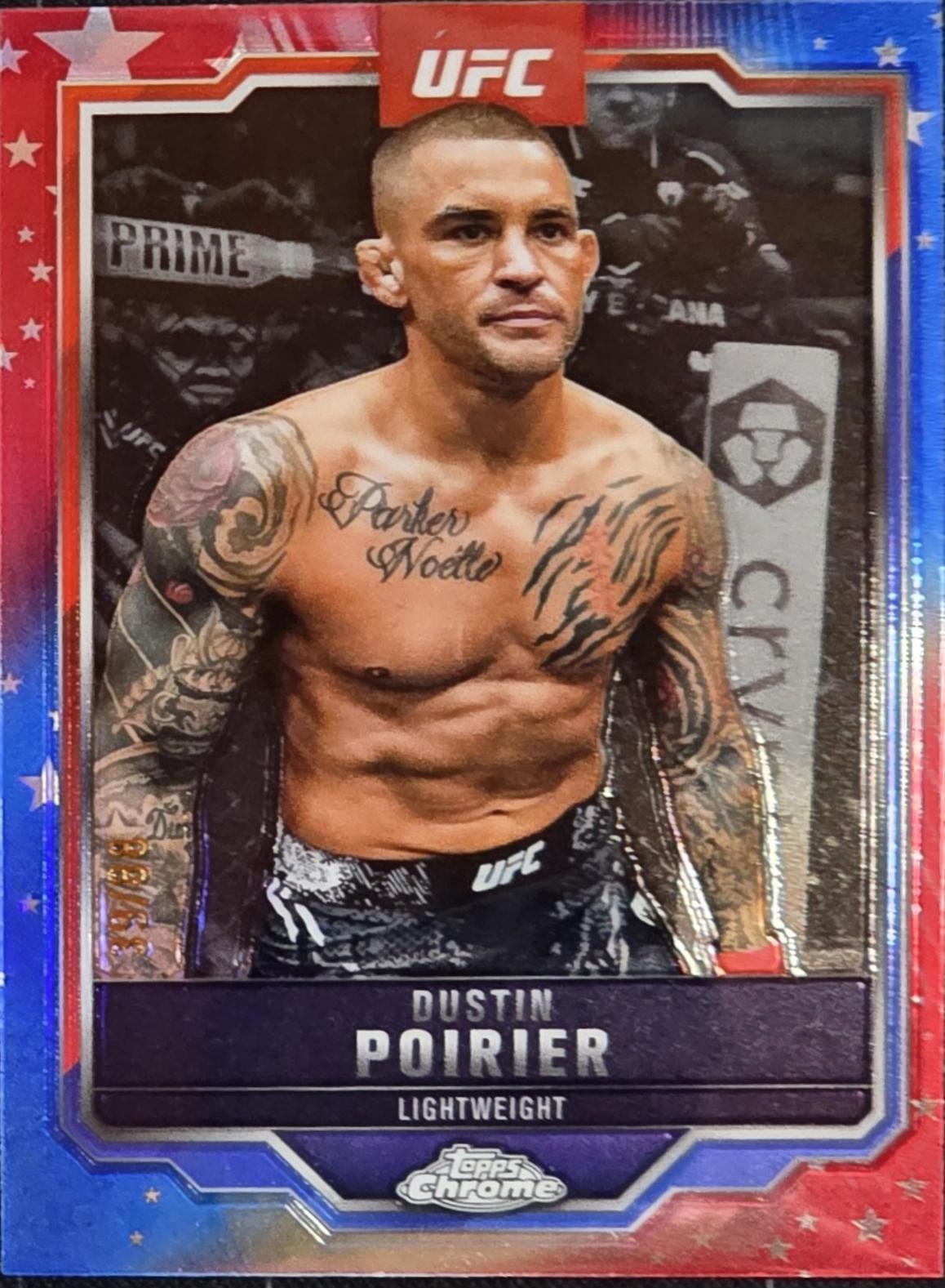 Dustin Poirier [Red White Blue Refractor] #7