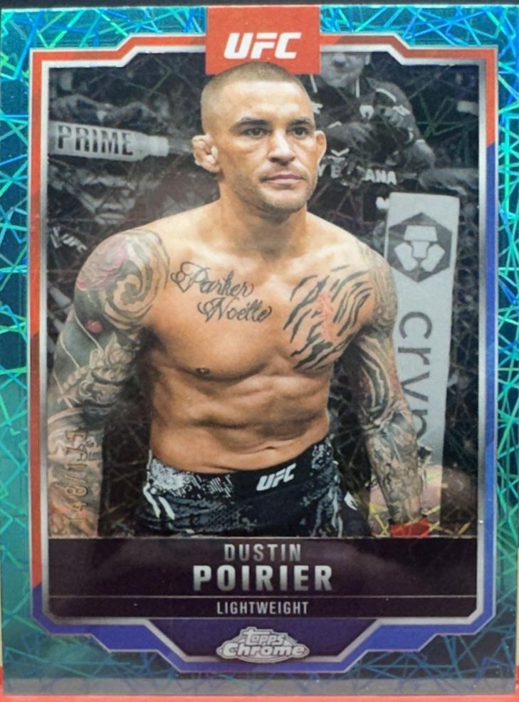 Dustin Poirier [Teal Lazer Refractor] #7