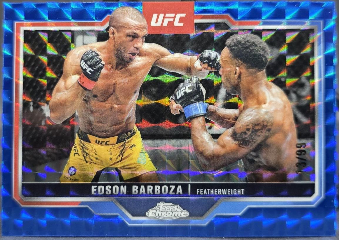 Edson Barboza [Blue Geometric Refractor] #117