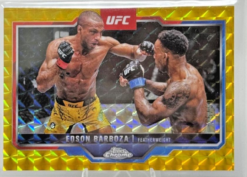 Edson Barboza [Gold Geometric Refractor] #117