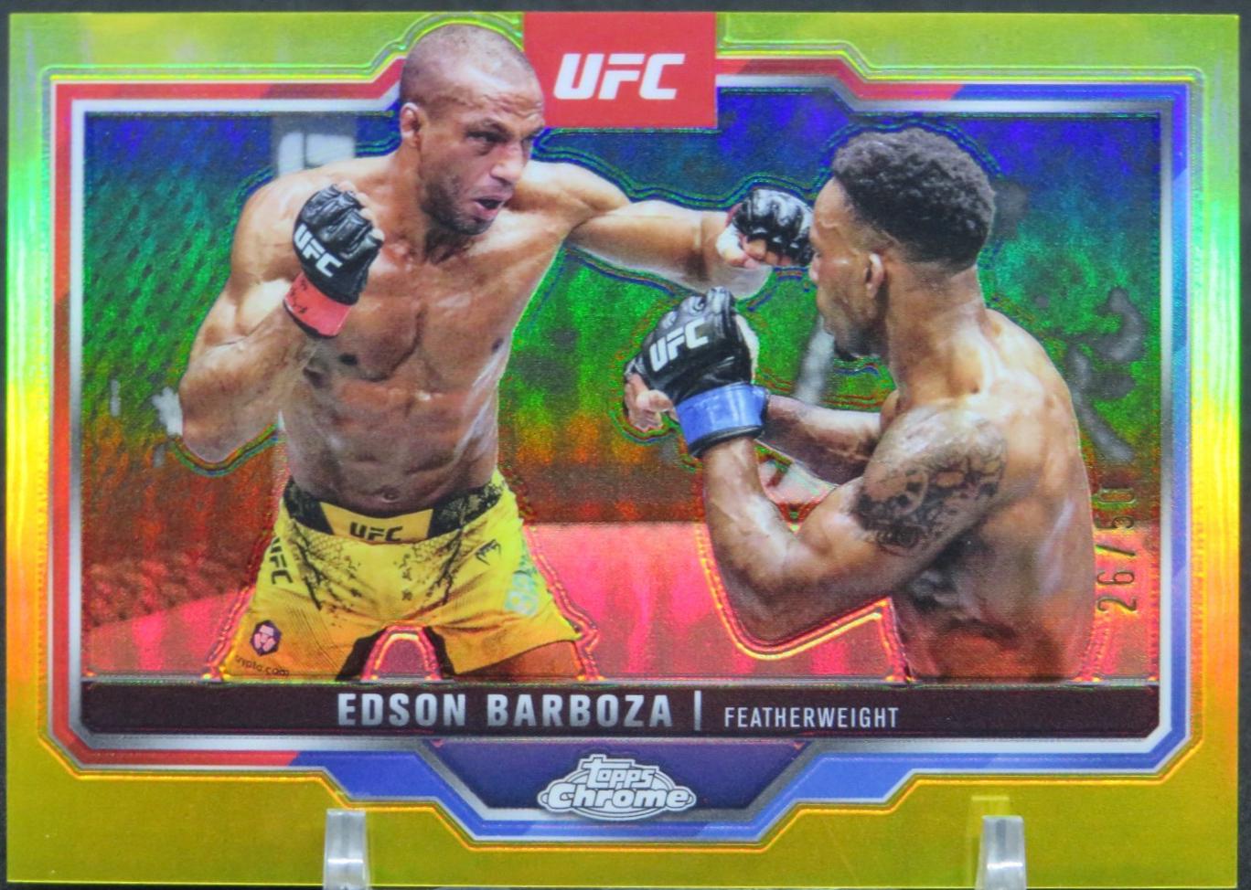 Edson Barboza [Gold Refractor] #117
