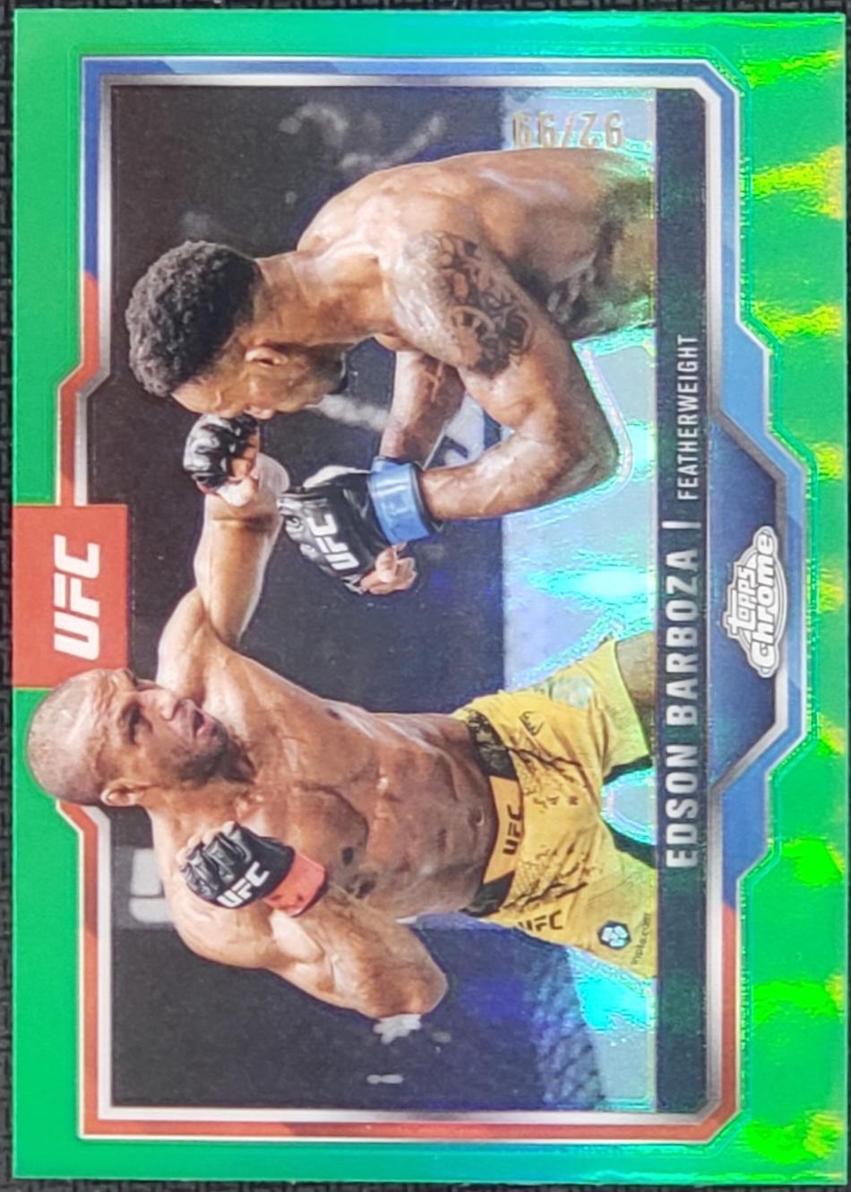 Edson Barboza [Green Refractor] #117