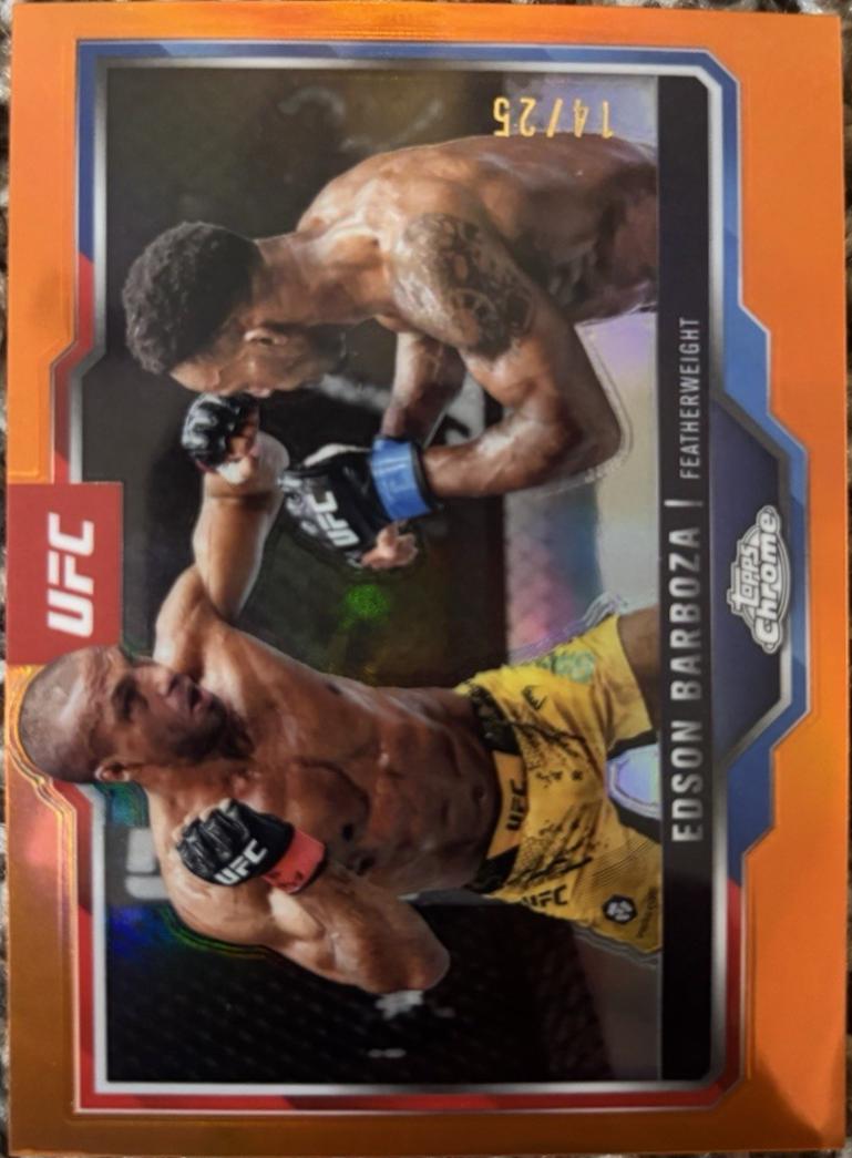Edson Barboza [Orange Refractor] #117