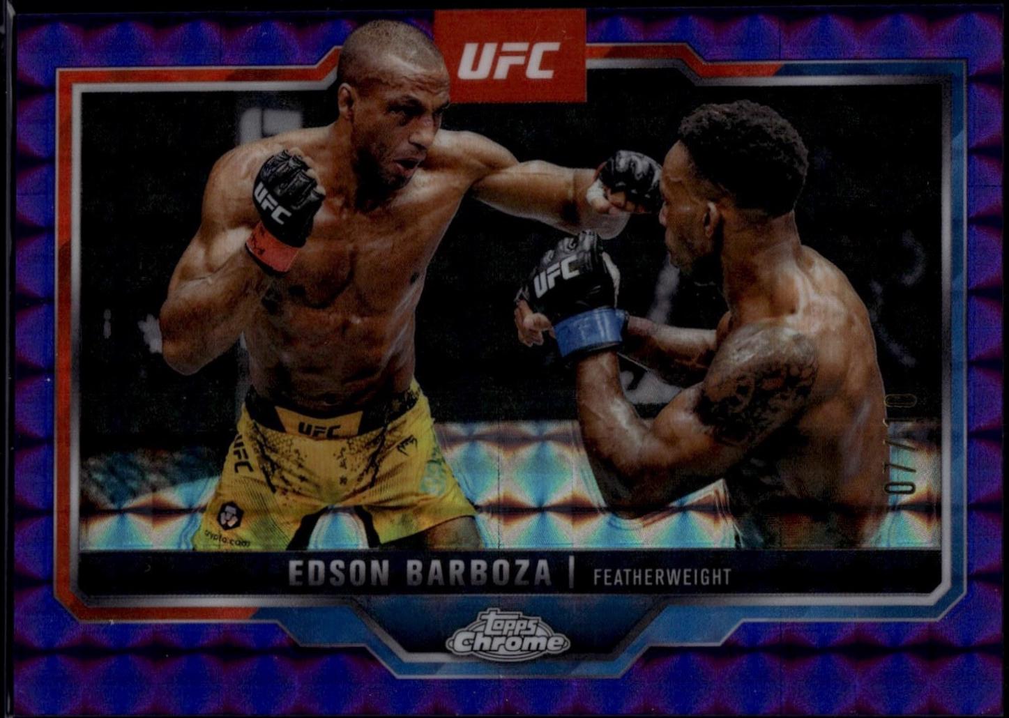 Edson Barboza [Purple Geometric Refractor] #117