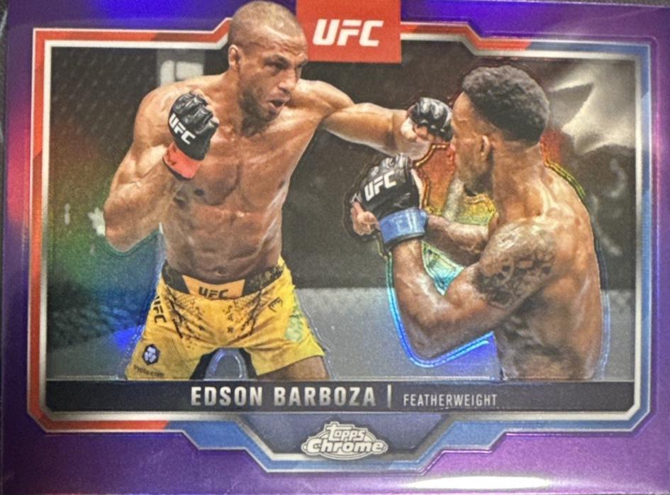Edson Barboza [Purple Refractor] #117