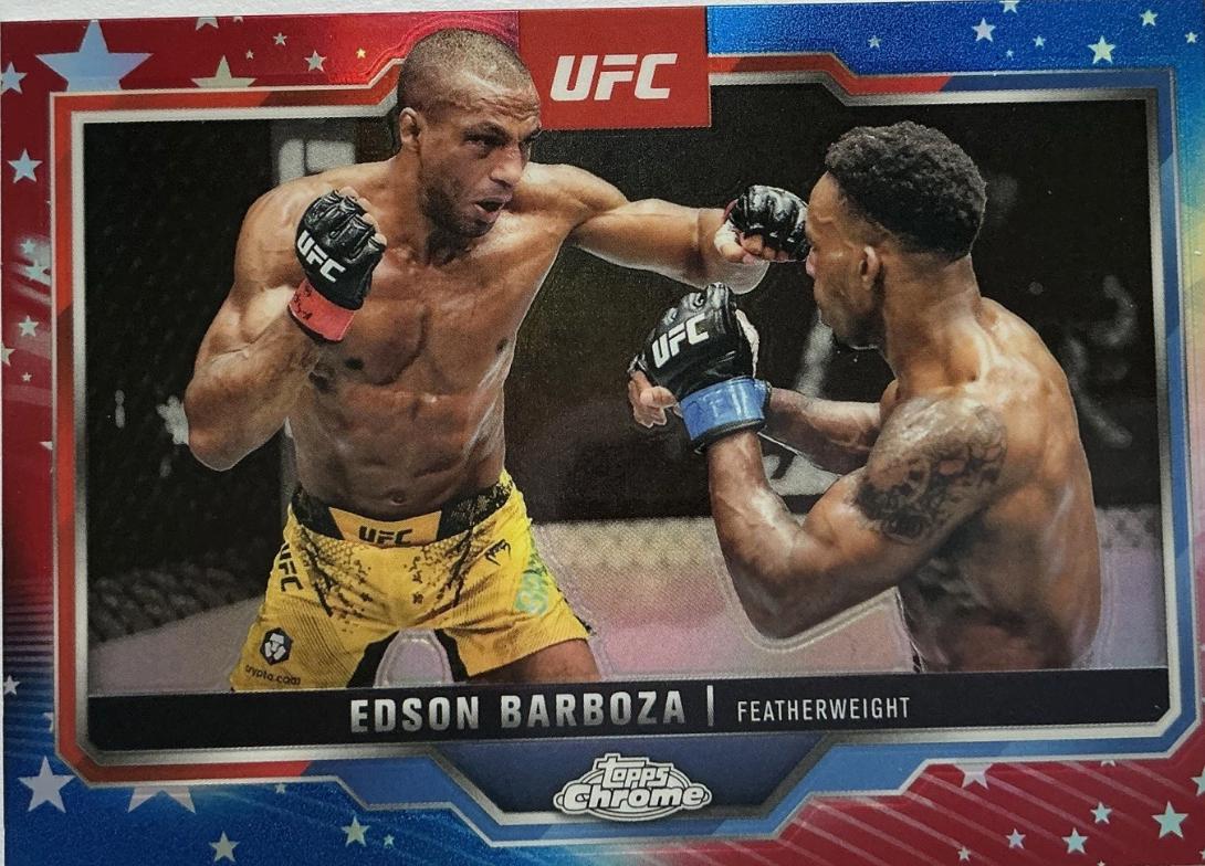 Edson Barboza [Red Blue Refractor] #117