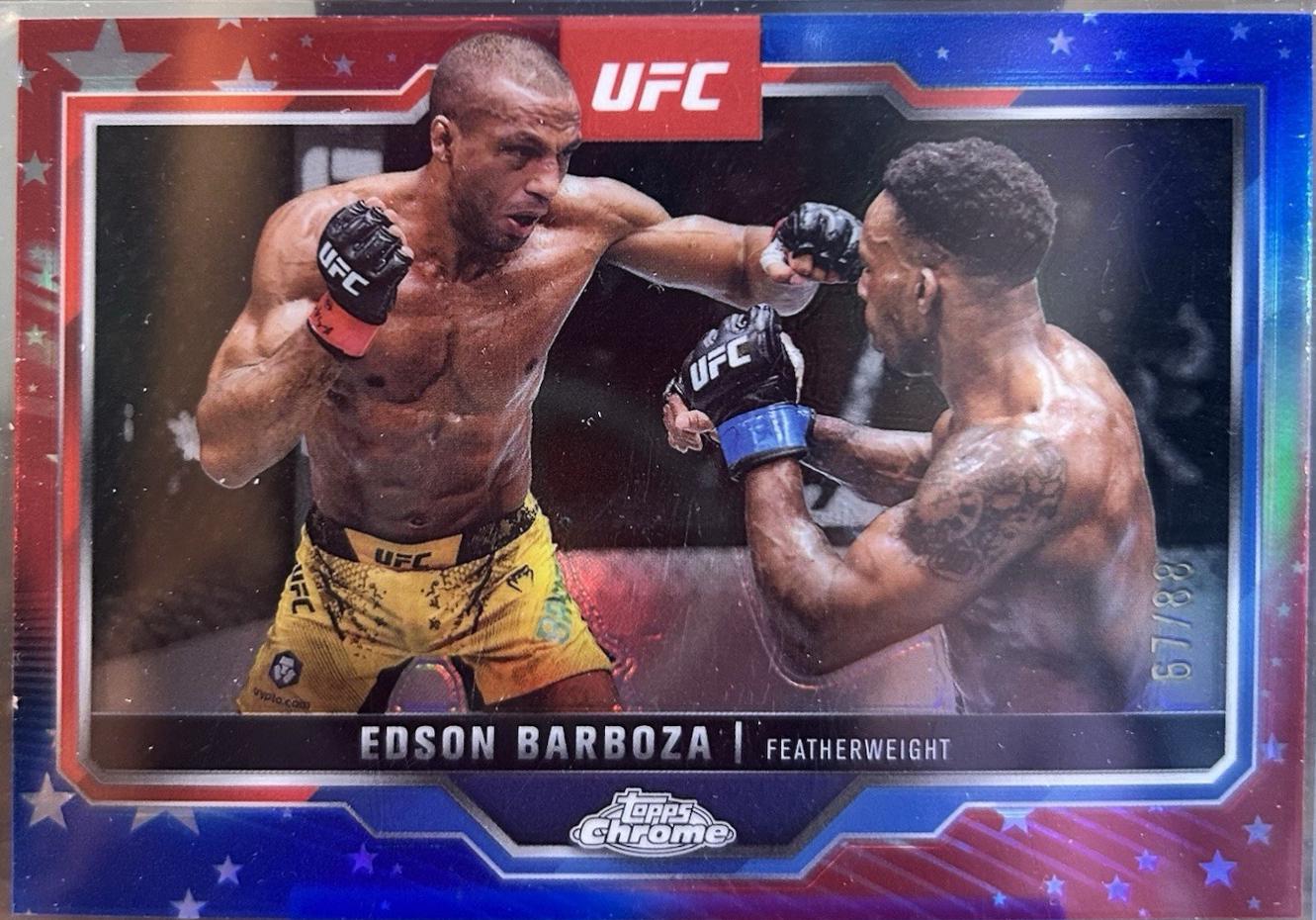 Edson Barboza [Red White Blue Refractor] #117