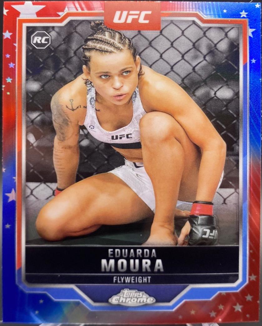 Eduarda Moura [Red White Blue Refractor] #24